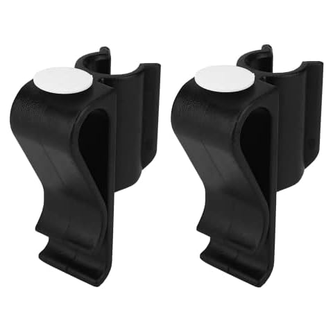 Alovexiong 2 Pack Golf Putter Clip Golf Bag Clip on Putter Clamp Holder Golf Putter Clip Organizer Ball Marker for Golf Accessories Cover