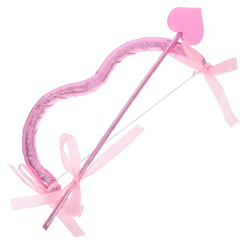 OATIPHO y Flecha de Rosa Brillante para Cosplay y San Valentín Accesorio Ligero Mini Lazo Flecha Portátil para Disfraces y Decoración Festiva Romántica