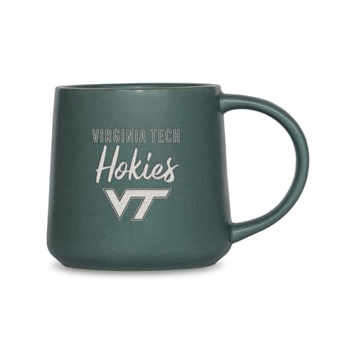 Rico Industries NCAA Virginia Tech Hokies Sage 16oz Ceramic Taper Mug