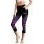 Bat Print Violet Black Gradient