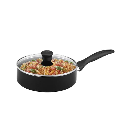 La mejor comparación de Cacerola favoritos de las personas. 46 T-fal Cacerola con Tapa 24 cm Everyday, con Antiadherente resistente Titanium, Limpieza Fácil, Libre de PFOA, con Termo Señal para una cocción optima, B4693284EVE
