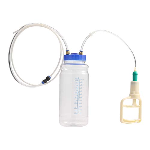 KKmoon Artefacto de Cambio de Aceite Universal de 2L, Bomba de Aceite de Succión Manual Artefacto de Bomba, Bomba de Vacío Herramienta de Mantenimiento de la Bomba de Vacío