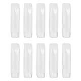 MUSISALY 10 piezas Botellas de Loción de Envases Cosméticos para Viaje Diseño Sencillo y Antidesbordamiento para Gel y Crema Corporal