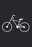 Notizbuch: Fahrrad Radfahrer radfahren Notizbuch schwarz ,6x9 Zoll (ca A5) liniertes Buch zum reinschreiben, 120 Seiten, Softcover, verwendbar z.B. ... Logbuch Tourenbuch Geschenk Geschenkidee