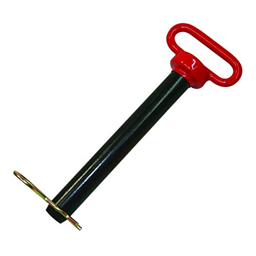 SpeeCo S70056200 Red Head Hitch Pin for Tractors and Trailers, 1-1/8" by 8-1/2 Inch
