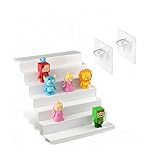 Relaxdays Tonies Regal, für 50 Figuren, Metall, magnetisch, HxBxT: 28 x 34 x 35 cm, stehendes Toniefigurenregal, weiß