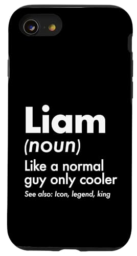 Liam Like A Normal Guy Only Cooler Legend King �t�@�[�X�g�l�[�� �X�}�z�P�[�X iPhone SE (2020) / 7 / 8 �p