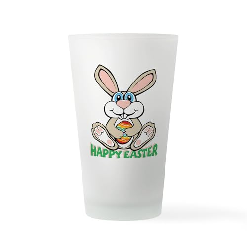 CafePress Happy Easter Pint Glass Pint Glass, 16 oz. Drinking Glass