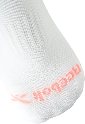 Image of Reebok Womens No Show Socks Moisture Wicking Cushion Low Cut Socks 12 Pack | Stretch Performance Fabric, Cushioned Heel and Toe, Arch Support, Comfort Seam, Shoe Size 4-10