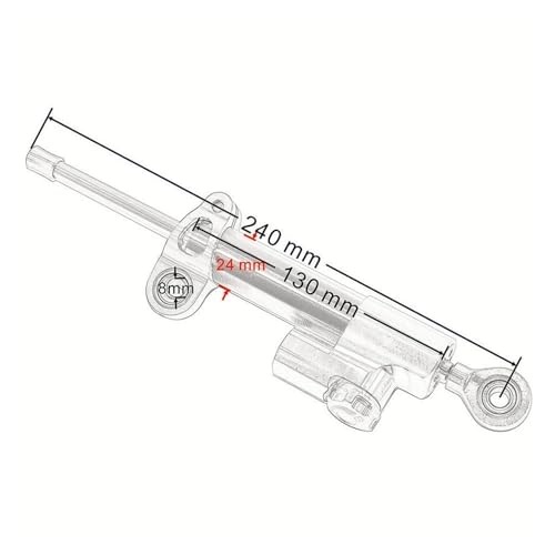 Amortisseur de direction moto CB650F pour éliminer le guidonnage instable