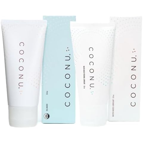 Coconu Oil & Water Combo Back - Organic, for Couples, Men, Women, and Person Use | Edible, Natural & Clean Ingredients | Cover