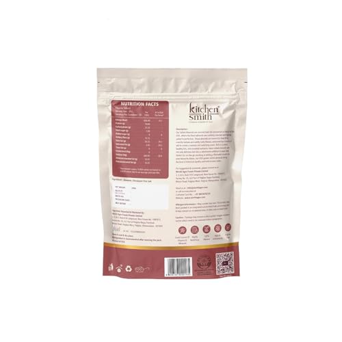 Image of KitchenSmith Jumbo Salted Almond - Pack of 2 (250gm Each) | Badam Giri, Naturally Sourced Crunchy Badaam & High In Antioxidant | Naturally Sweet And Tasty