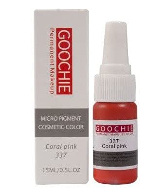 Goochie Permanent Makeup Micro Pigment Coral Pink 337, 15ml