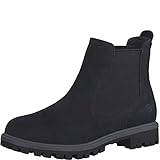 Tamaris Damen Chelsea Boots, Frauen Stiefeletten,Wechselfußbett,TOUCHit-Fußbett,uebergangsstiefel,Schlupfstiefel,flach,Boots,Navy,39 EU