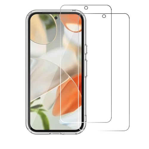 �y2���Z�b�g�zFOR Google Pixel 9a �t�B���������K���X���Ɏq��9 H�d�xFOR Google Pixel 9a �X�N���[���ی얾�炩�ȋC�A���Ȃ��A�\��₷��