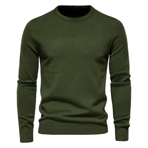 2 Pack Mens Knit Dress Sweater Crewneck Long Sleeves Slim Fit Sweaters Business Casual Ribbing Pullover Tops2