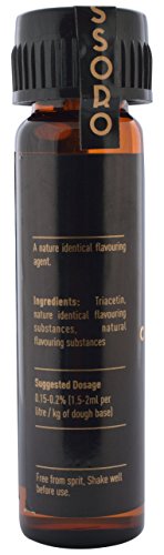 Image of Ossoro Lime Oil Soluble Essence | Oil Based Essence for Cake, Confectionery & Baking | Enhances Aroma, Taste, & Boosts Dessert Appeal | Glass Bottle 30ml