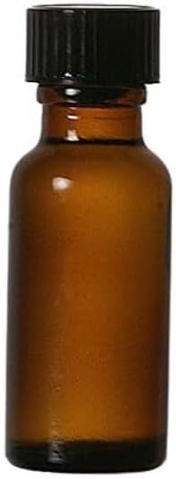 Generic 1/2 Oz Boston Round Amber Bottle with Polycone Liner Caps