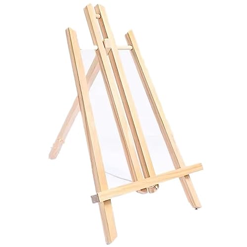 Wooden Easel, Painting Party Easel, Tabletop Display Easels, Tripod, Kids Student Tabletop Easels for Painting for Kids Artist Adults Students Classroom