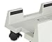 Mount-It! CPU Stand with Wheels, Adjustable Width Computer Cart, Universal Design Fits Desktop PC Tower ATX, Locking Wheels, 6-10.2