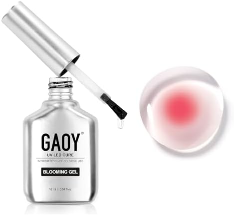 GAOY Nail Blooming Polish - 16ml Clear for Nail Art - UV Gel, Spreading Effects
