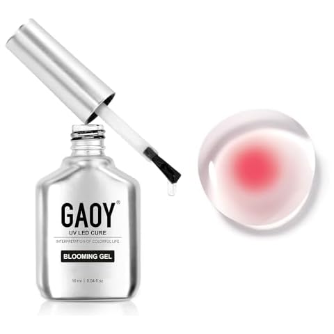 GAOY Nail Blooming Gel, 16ml Clear Blooming Gel Nail Polish, Spreading Effects Soak Off UV Gel for Nail Art DIY Cover