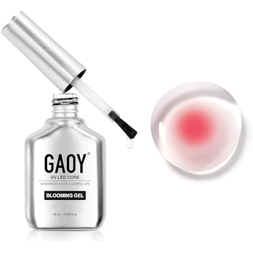 GAOY Nail Blooming Gel, 16ml Clear Blooming Gel Polish, Spreading Effects Soak Off UV Light Cure for Nail Art DIY