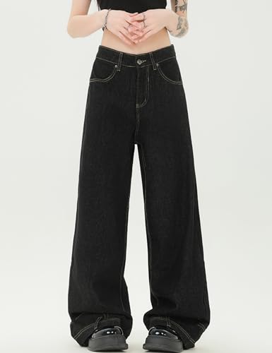 Y2k Pants Men's Aesthetic Baggy Jeans Vintage Hip Hop Cargo Jeans Pocket Reverse Novelty Jeans for Women4