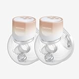 Momcozy Breast Pump Wearable, Double Wireless Pump Portable, 24mm, 2 Pack