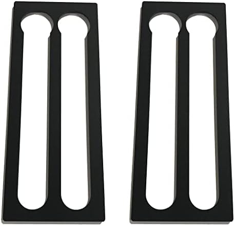 COVERBAGBCN Dispensador de Cápsulas de café Nespresso de Metacrilato 24  cápsulas (Set 2 Unidades) - Soporte Portacápsulas - Negro Mate - PREYCA