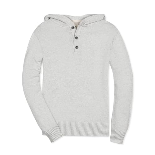 Image of Organic Henley Sweater Hoodie
