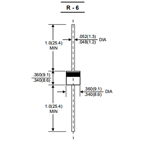20x Schottky Diode,(30A 50V) Axial 30SQ050 für Solarpanel Parallel Reflow-Schutzdioden,High-Voltage Diode,Gleichrichter für Elektronische Komponenten (30SQ050)