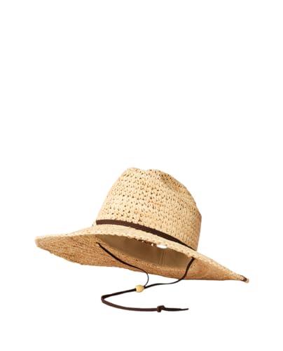 Rip-Curl-Womens-Foldable-Straw-Cowgirl-Sun-Hat Rip Curl Womens Foldable Straw Cowgirl Sun Hat - Image 1