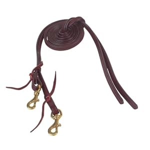 Tucker 5/8in Split Reins w/Brass Hardware