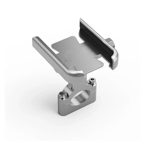 LONPEXDT Soporte móvil Bicicleta Soporte para Teléfono Móvil Y GPS para Motocicleta para Suzuki para V-Strom 800 DE 1050 1000(Handlebar Silver)