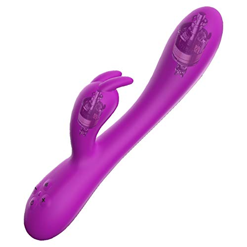 Soft G*špọṫ RǎbbÎt Ðîl`dɔ Ṿìb-räṭór with Heating Mods for W-ö-m-ê-ň,Wireless Ḁdûlt sê-x clịṫôrΚ Ðîdɔš,Tọys4wọmẹn Bûllêṫ Mạssạgẹr with deep Relaxation Function,Portable and Quiet