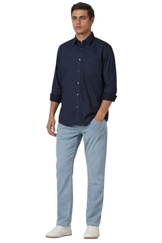 Image of Van Heusen Casual Printed Shirt for Men| Premium Cotton| Full Sleeves| Slim Fit |Breathable Fabric