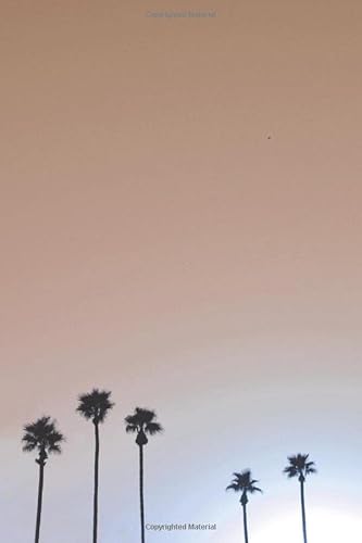 Journal: Blank Recipe Organizer To Write & Keep Track Of Your Favorite Meals With Measurement Conversion Chart, Great For Foodies, 6x9 Inches, 150 ... Recipes To Fill, Tropical Palm Trees (ORANGE)