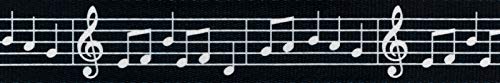 Country Brook Design - Sheet Music Polyester Webbing (1 Inch, 5 Yards)