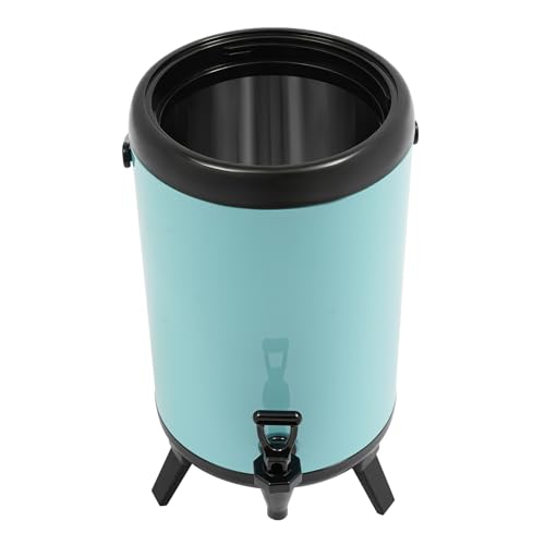 Dispensador de bebidas aislado de acero inoxidable, 10 L/12 L, recipiente aislado para bebidas con soporte de base plegable y boquilla en forma de U, dispensador portátil de bebidas frías y calientes - imagen 4