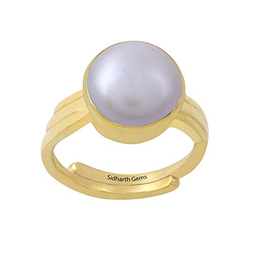 Perle des mers du Sud bague d'exception en or et métaux sacrés traditionnels