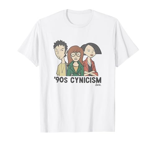 Daria 90's Cynicism Group Shot Vintage Poster Camiseta