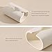 Haocoott Tissue Box Cover Rectangle, Resin Facial Tissue Holder Covers Toilet Paper Holder, Tissue Holders Decorative Paper Dispenser Home Decor for Bathroom Kitchen Bedroom Living Room Office Cream