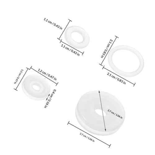 IMIKEYA Juego de 20 juntas de anillo de sellado de válvula flotante universal para ollas a presión eléctricas de 4 l, 5 l, 6 l, almohadillas selladoras de goma, accesorios para cocinar en casa - imagen 2