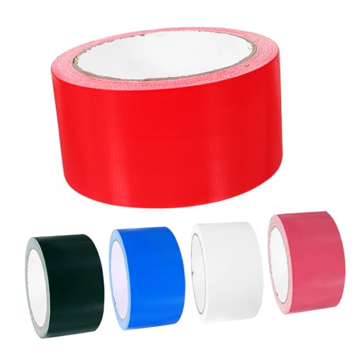 Alipis 5 Rouleaux Ruban Adhésif de Réparation de Tapis Mètres Adhésif Fort pour Tapis Bricolage et Décoration Rouge Blanc Rose Vert Bleu