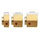 INJORA RC Hex Adapter 4pcs Messing Crawler Zubehör für 1/10 RC Crawler TRX-4 G63