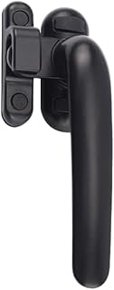 Window Handle Window Lock, Door and Window Handle Black White Aluminum Alloy Window Handle Swing Window Alloy Door Handle (Color : Gray, Size : Right Hand) (Color : Gris, Size : Right Hand) (Color :