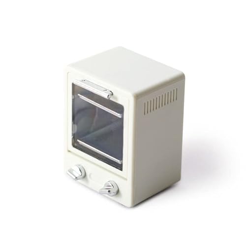 Miniature Microwave Dollhouse Oven Kitchen Furniture 1 12 Scale Accessories Mini House Oven Model Miniatures Plastic Mini Kitchen Appliance Diy Accessory Decoration (White) #TOP21