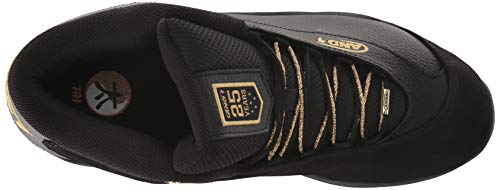AND 1 Tênis de basquete masculino Tai Chi LX, Preto/preto/ouro pálido, 7.5