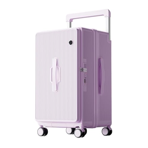 [mbvxvDFGSB] �o���p�̉ו� ��e�ʃX�[�c�P�[�X �ϋv���̂��郏�C�h�n���h���̗��s�p�ו� �ԗ֕t���̉ו�(Purple,26inch)